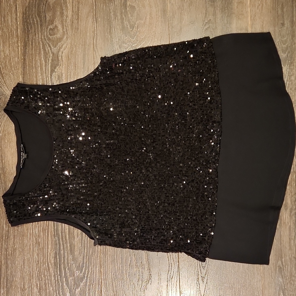 Generation Love Black Sequin Sleeveless Tank Top - Picture 8 of 10
